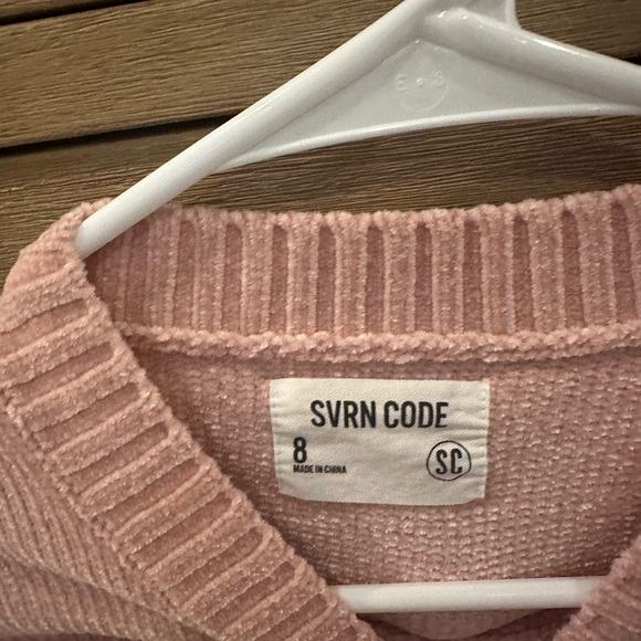 Girls Pink Sweater Size 8 EUC - Picture 3 of 3